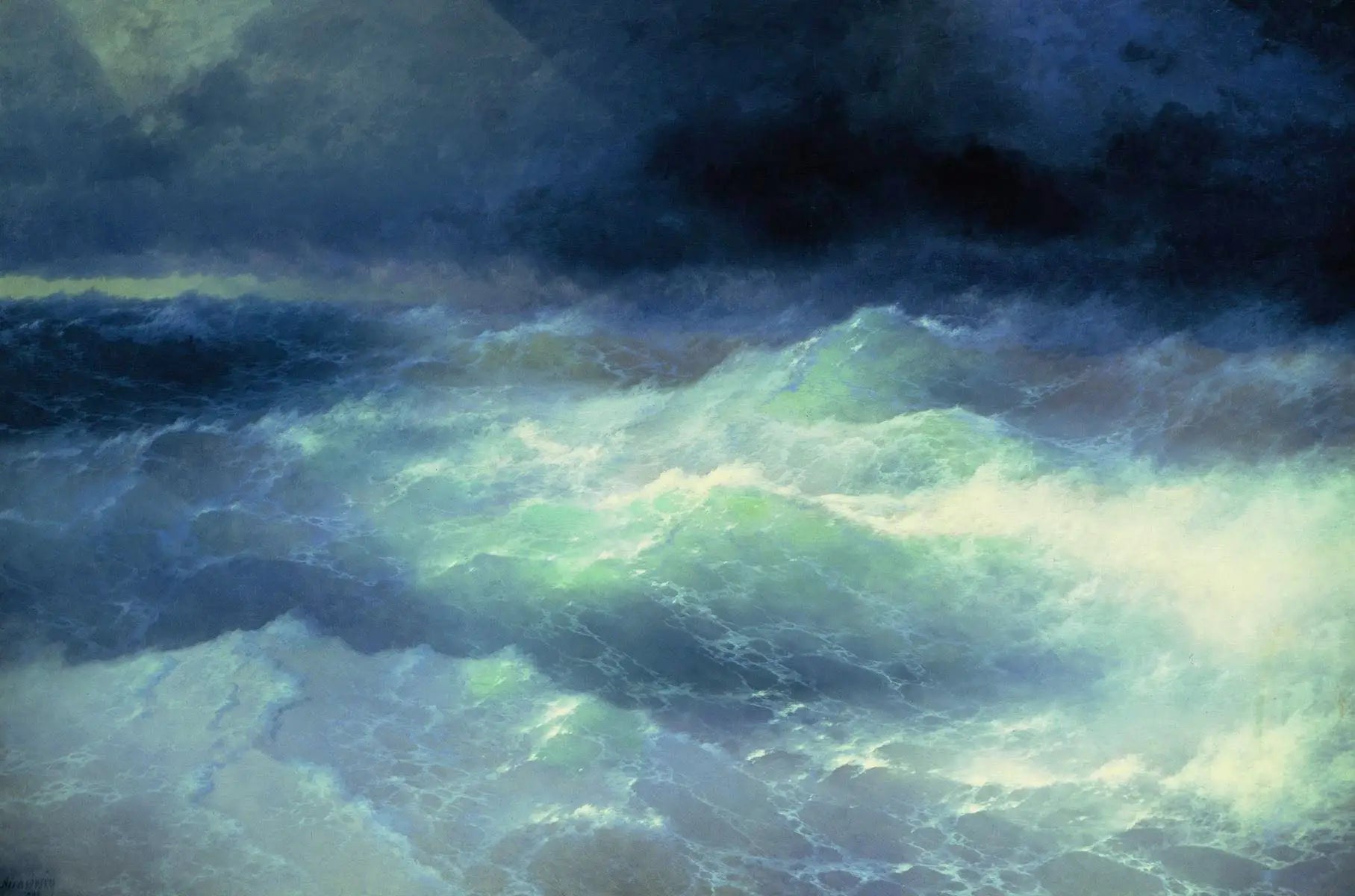 Parmi les vagues - Ivan Aïvazovski - Alpha Reproduction