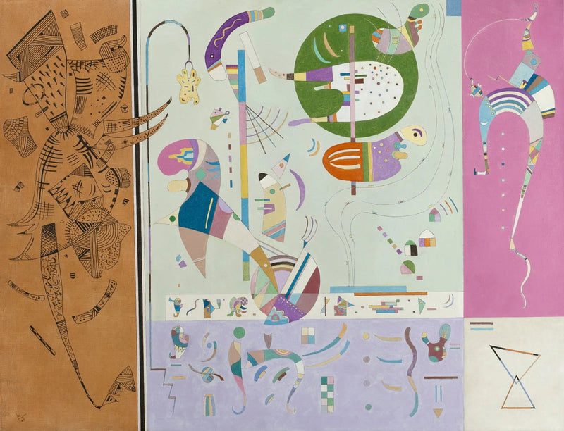 Erilaiset osat - Vassily Kandinsky