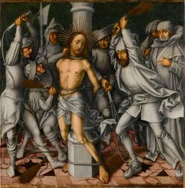 Passion gris : Kristuksen ruoskiminen - Hans Holbein vanhempi