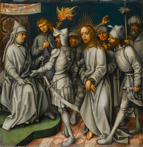 Passion gris : Kristus edessä suuren papin - Hans Holbein vanhempi