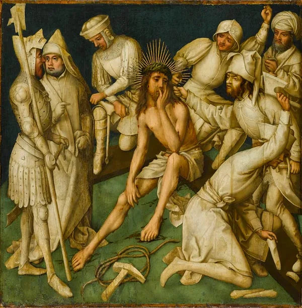 Passion gris : Kristus hiljaisuudessa - Hans Holbein vanhempi