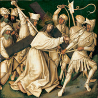 Passion grise : Kristus ristin kanssa - Hans Holbein vanhempi