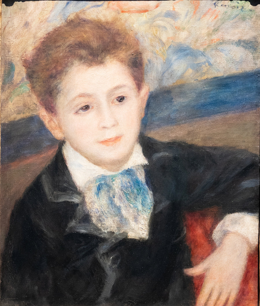 Paul Meunierin muotokuva, muurari poika - Pierre-Auguste Renoir