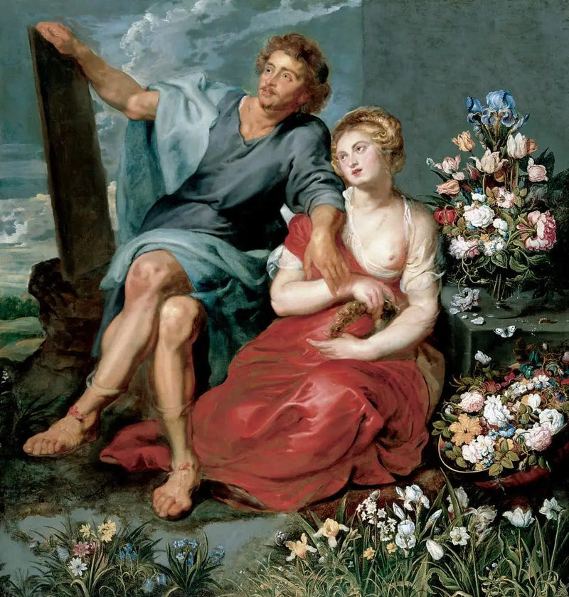 Pausias ja Glycera - Peter Paul Rubens