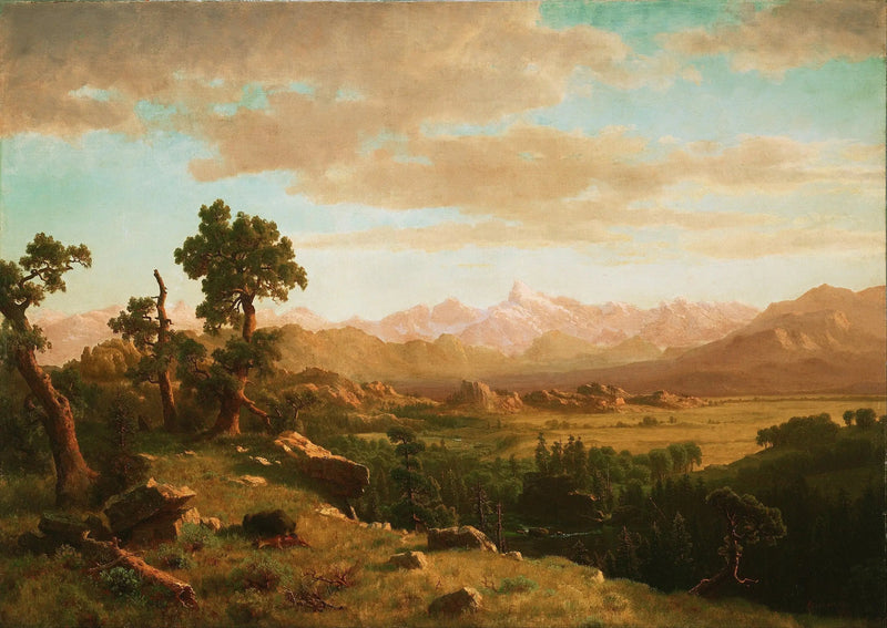 Wind Riverin maa - Albert Bierstadt