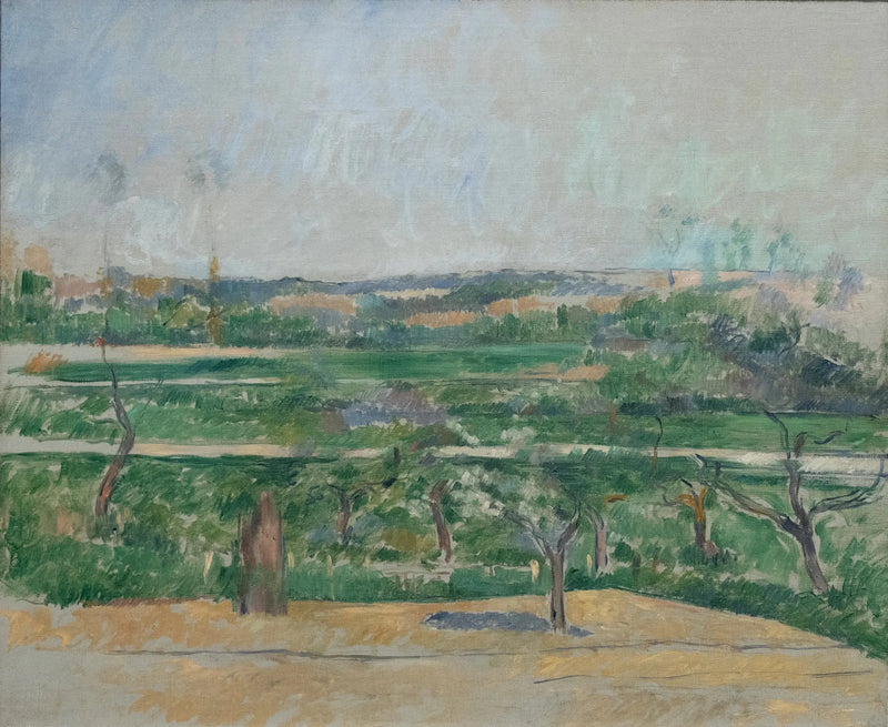 Maisema Aix-en-Provence - Paul Cézanne