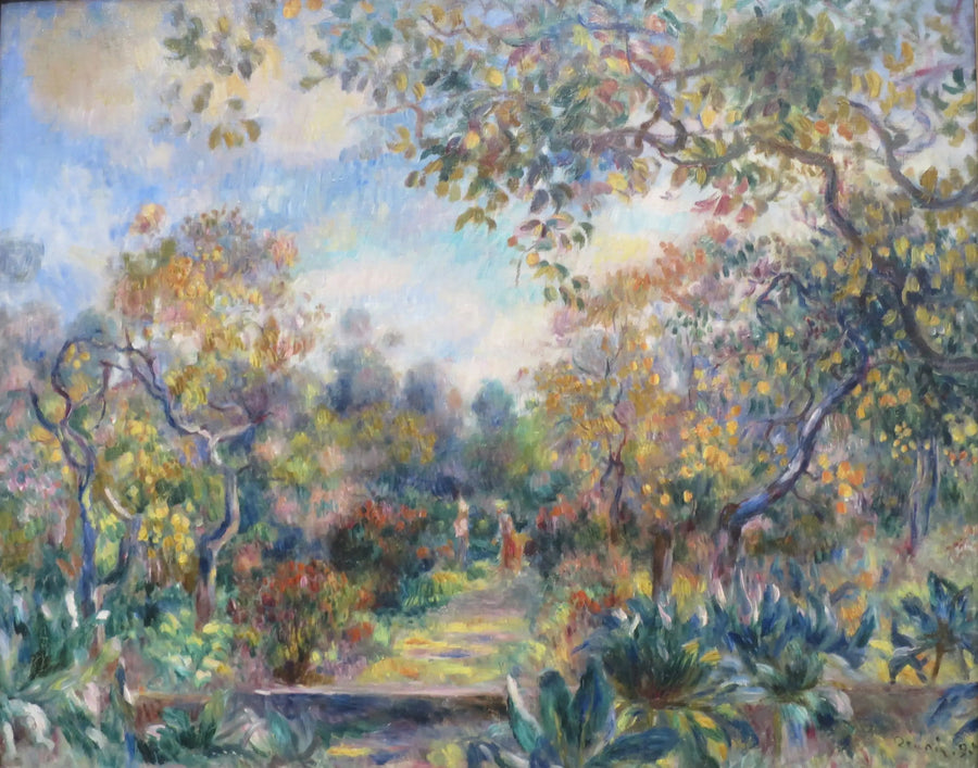 Maisema Beaulieu'ssa - Pierre-Auguste Renoir