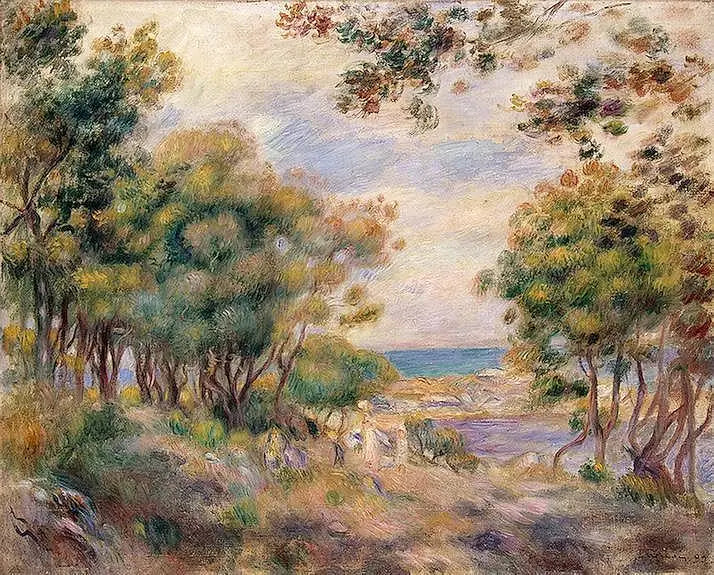 Maisema Beaulieu'ssa - Pierre-Auguste Renoir