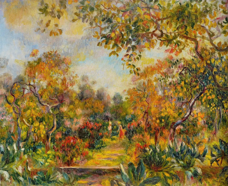 Maisema Beaulieu'ssa - Pierre-Auguste Renoir