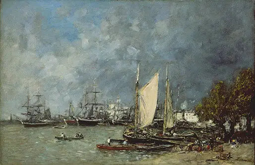 Maisema Bordeaux'ssa - Eugène Boudin