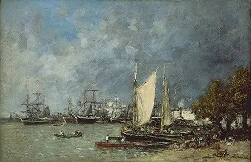 Maisema Bordeaux'ssa - Eugène Boudin