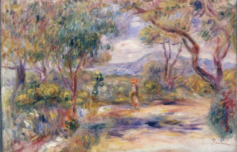 Maisema Cagnes'ssa (Renoirin puutarha) - Pierre-Auguste Renoir