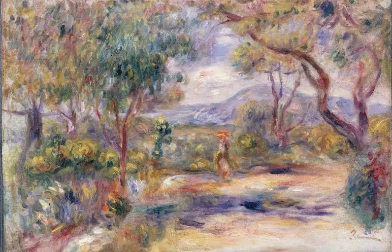 Maisema Cagnes'ssa (Renoirin puutarha) - Pierre-Auguste Renoir