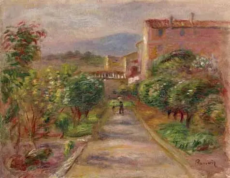Maisema Cagnesissa - Pierre-Auguste Renoir