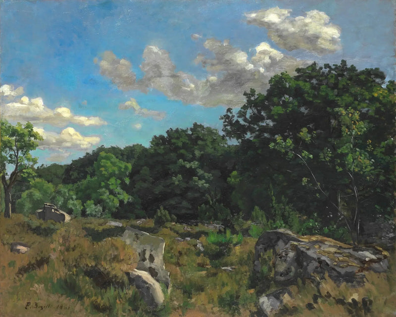 Maisema Chaillyssä - Frédéric Bazille