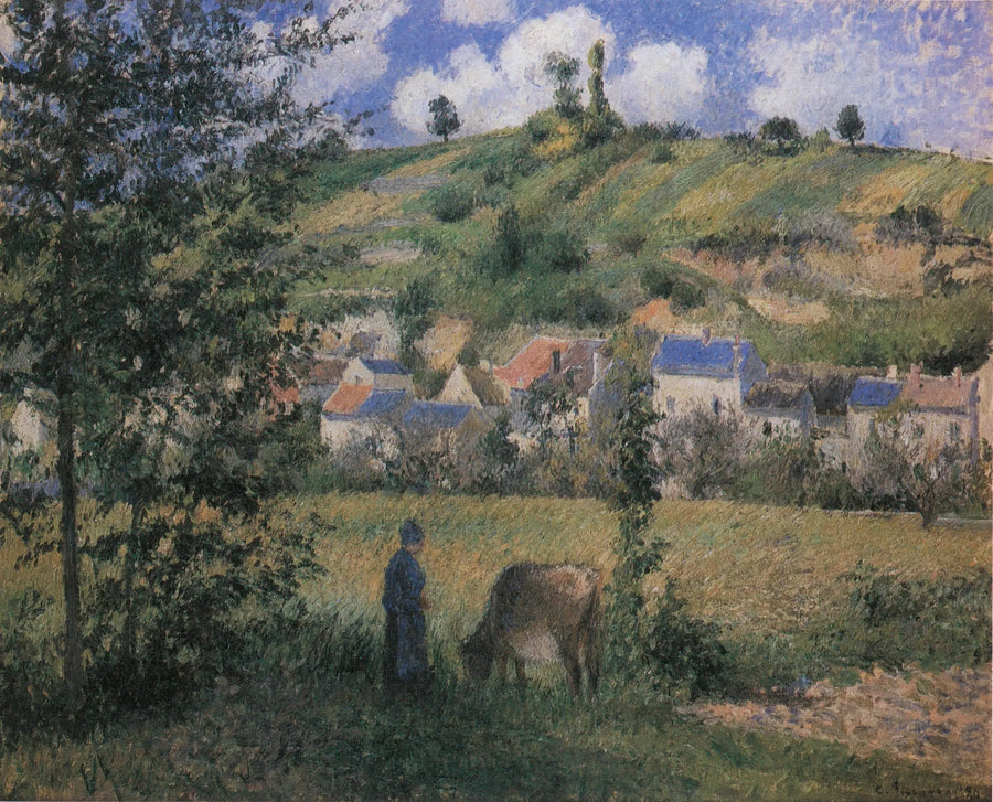 Maisema Chaponvalissa - Camille Pissarro
