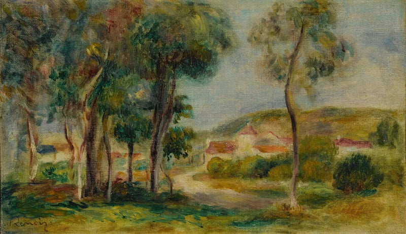 Maisema Essoyes'ssa - Pierre-Auguste Renoir