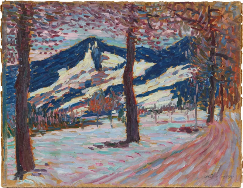 Füssenin maisema (kevät) - Alexej von Jawlensky