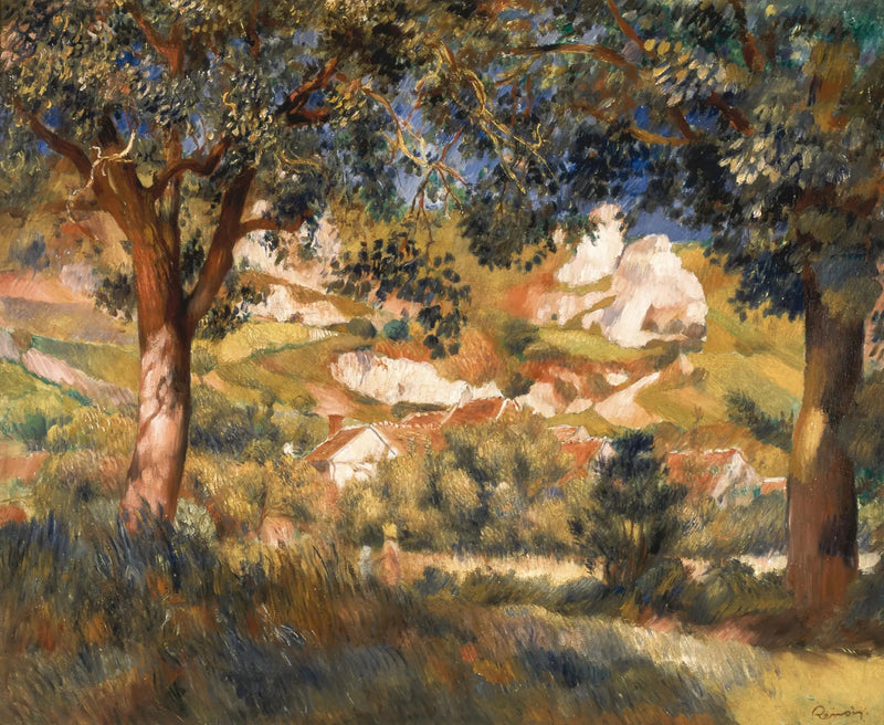 Maisema La Roche-Guyonista - Pierre-Auguste Renoir
