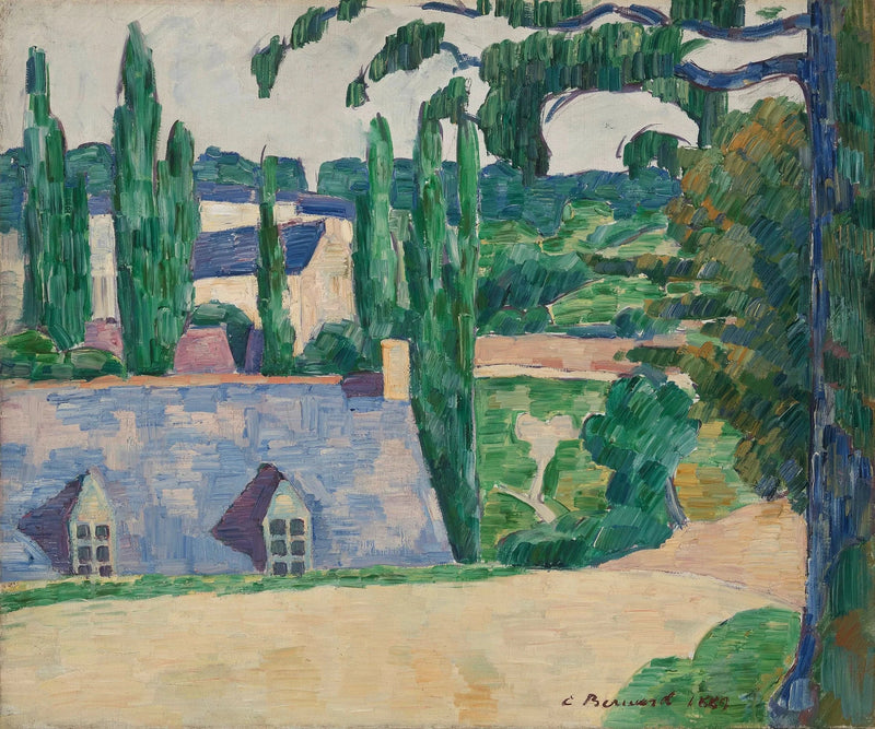 Pont-Avenin maisema - Émile Bernard