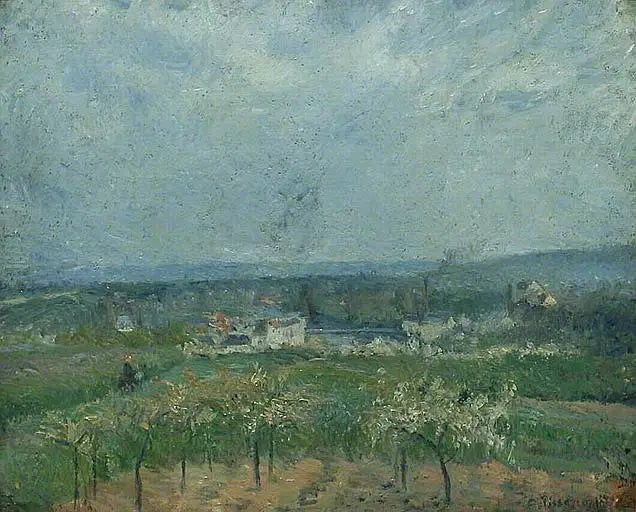 Maisema Pontoisesta - Camille Pissarro