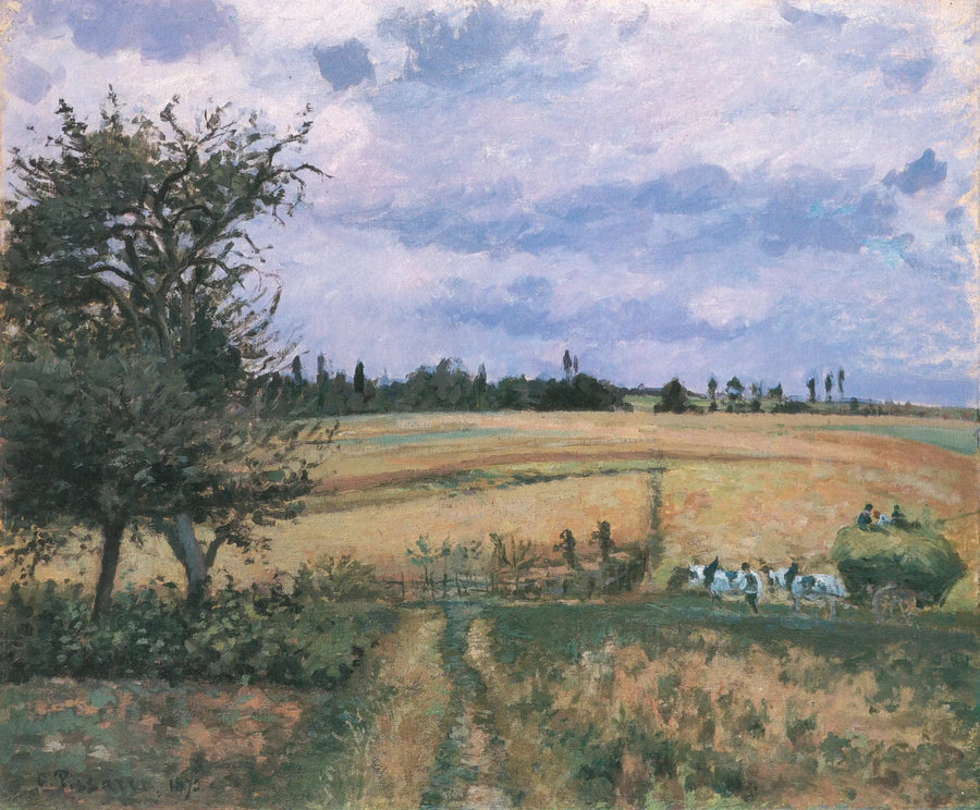 Maisema Pontoisesta - Camille Pissarro