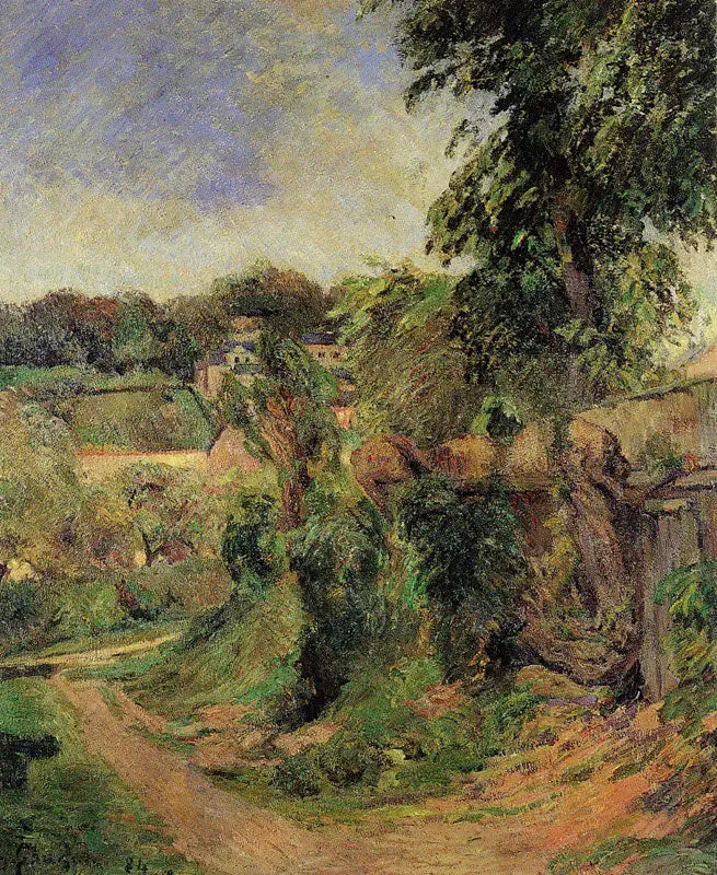 Maisema Rouenissa - Paul Gauguin