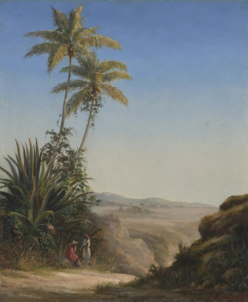 Maisema Saint Thomasissa - Camille Pissarro