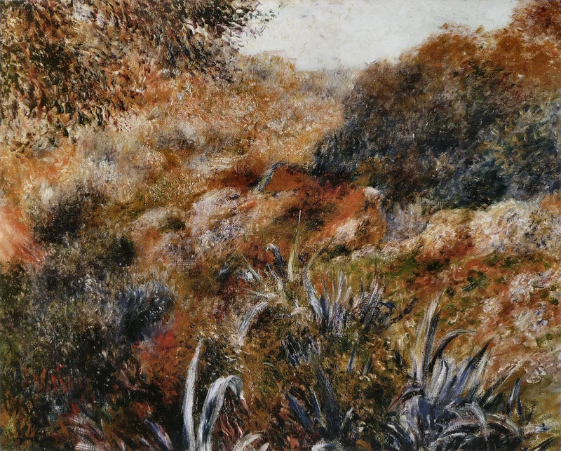 Algerialainen maisema, villin naisen rotko - Pierre-Auguste Renoir