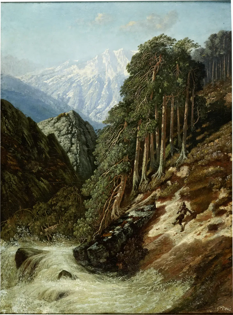 Alppimaisema Beckin kanssa - Gustave Doré