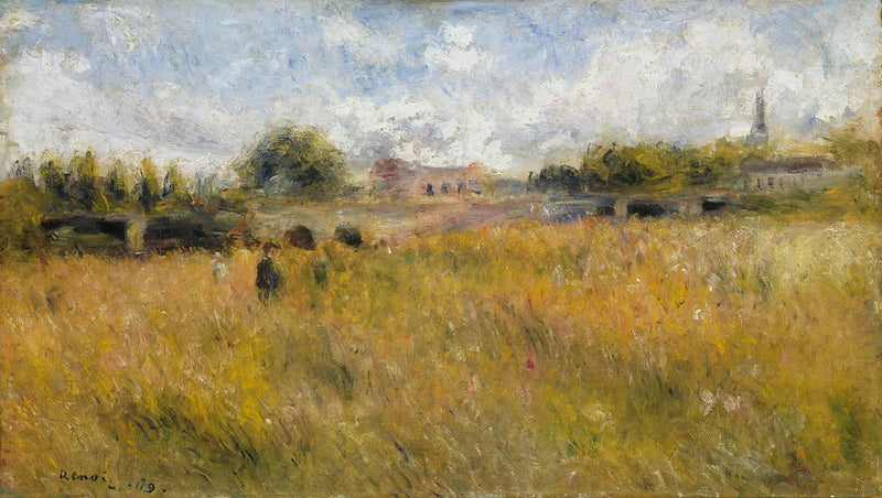 Maisema Seine-joen rannalla Rueil'ssa - Pierre-Auguste Renoir
