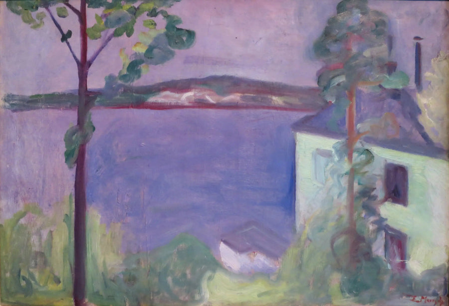 Kuuvalossa maisema - Edvard Munch
