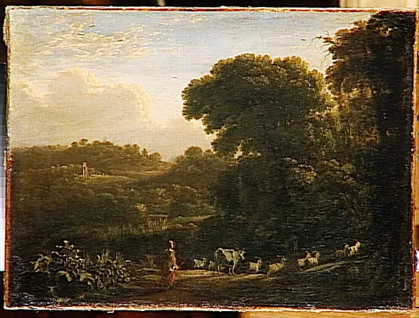 Auringonlaskun maisema - Claude Lorrain