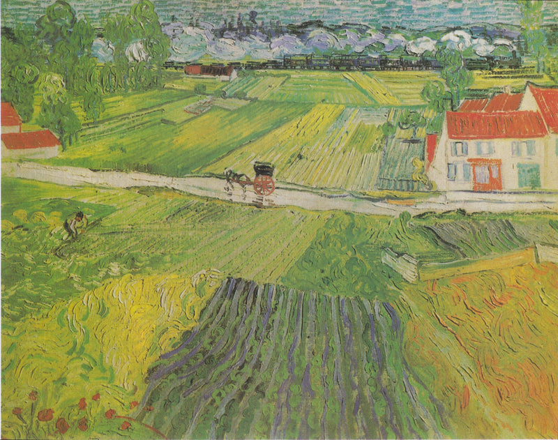Auversin maisema sateen jälkeen - Vincent van Gogh