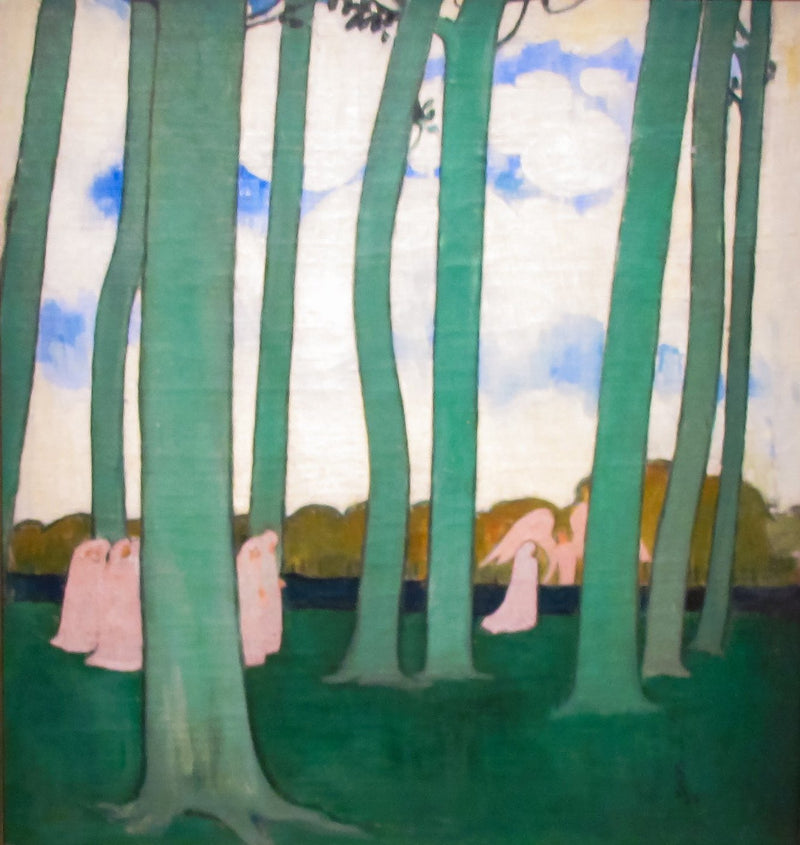 Vihreiden puiden maisema - Maurice Denis
