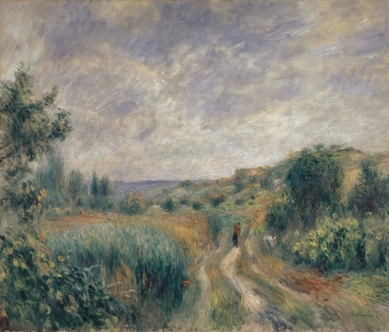 Maisema Essoyesin ympärillä - Pierre-Auguste Renoir
