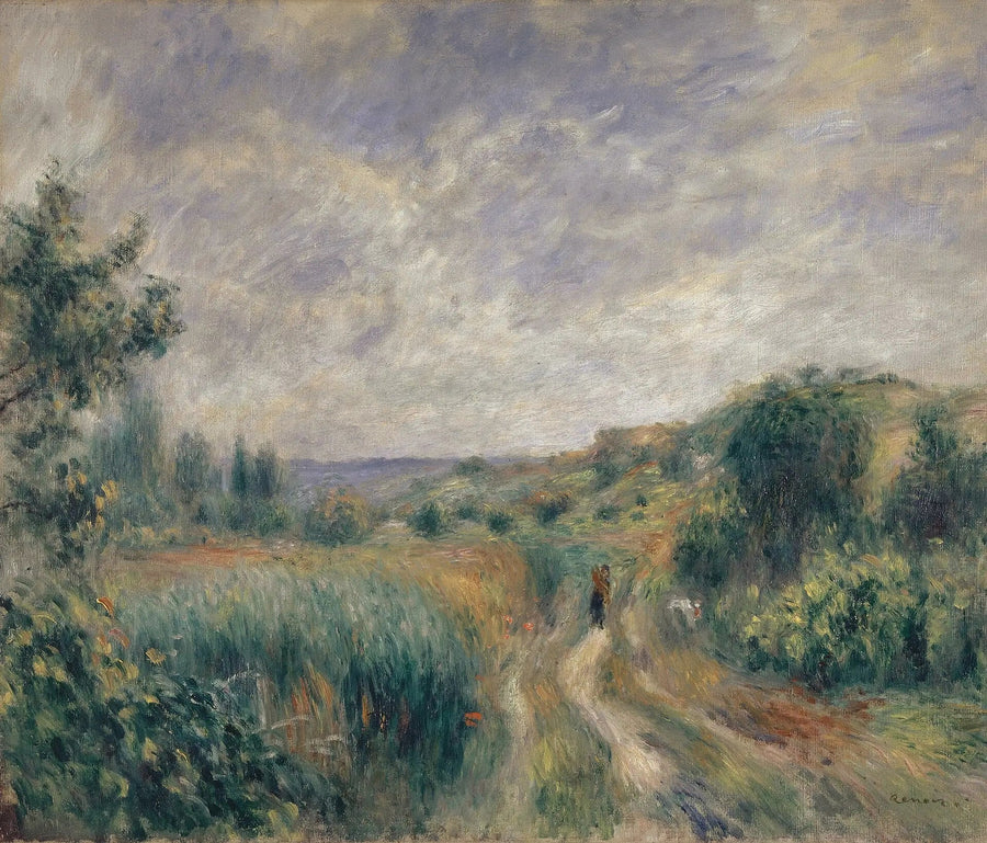 Maisema Essoyesin ympärillä - Pierre-Auguste Renoir