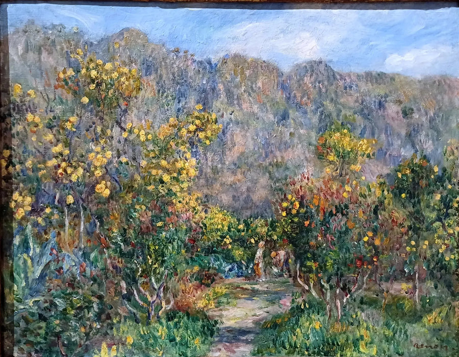 Mimosa maisema - Pierre-Auguste Renoir
