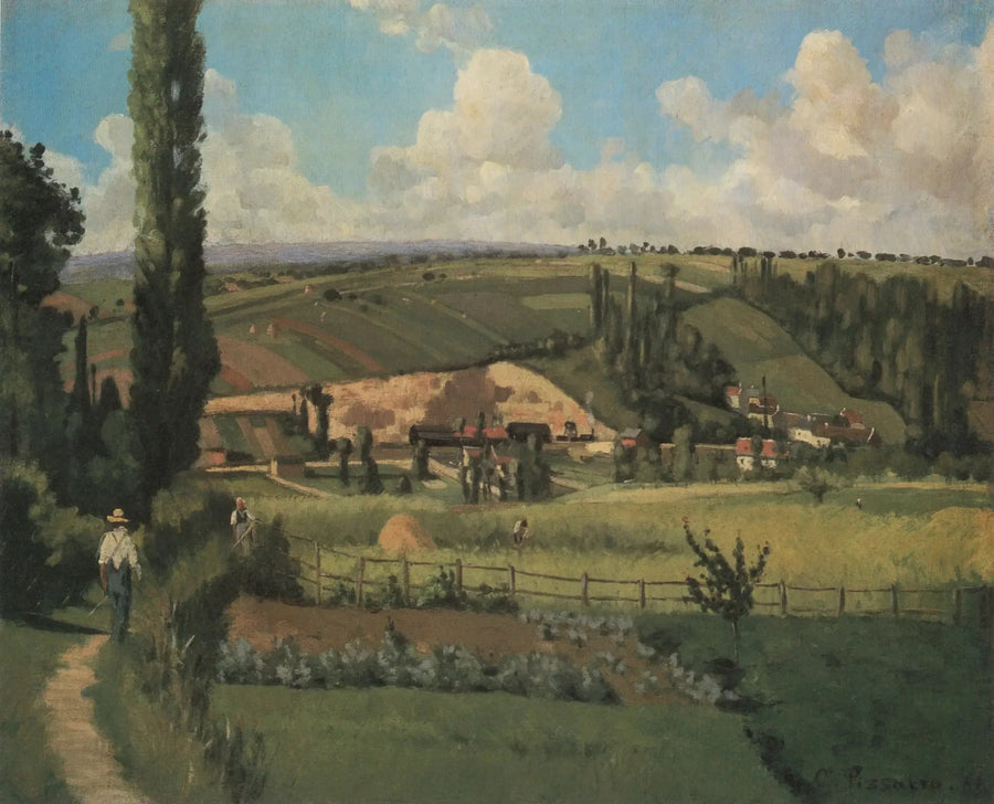 Maisema Pâtis, Pontoise - Camille Pissarro