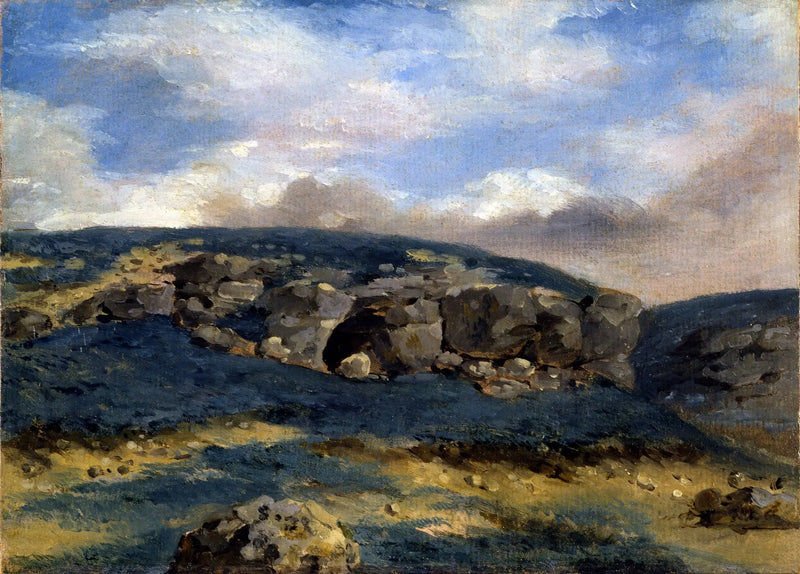 Kivinen maisema - Eugène Delacroix
