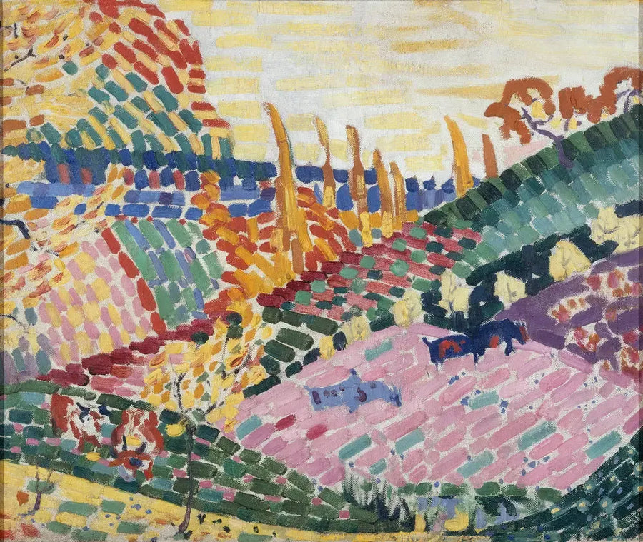 Maisema lehmillä - Robert Delaunay