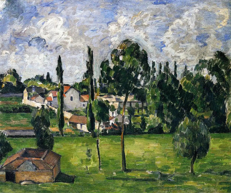 Maisema vesijohtoineen - Paul Cézanne