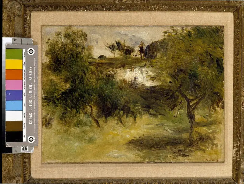 Maisema puiden kanssa - Pierre-Auguste Renoir