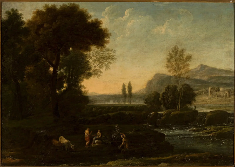 Maisemakuva paimenilla - Claude Lorrain