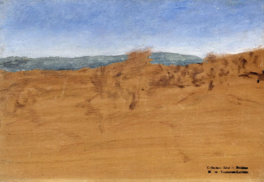 Maisema dyynien lähellä Arcachonia - Henri de Toulouse-Lautrec