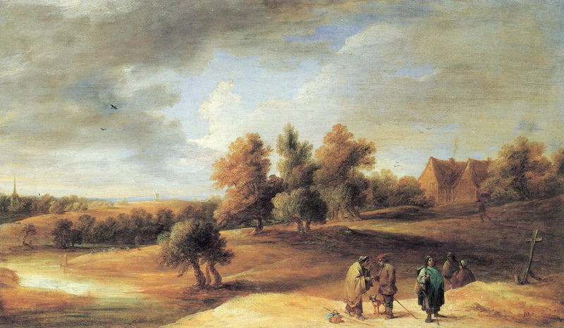 Maisemakuva keiden kanssa - David Teniers nuorempi