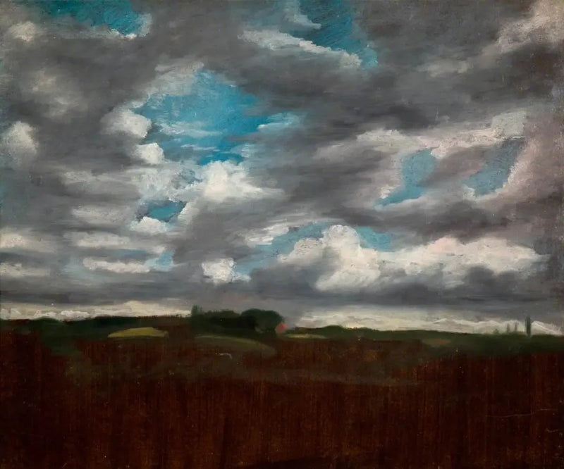 Maisemakuva pilvien kanssa - John Constable