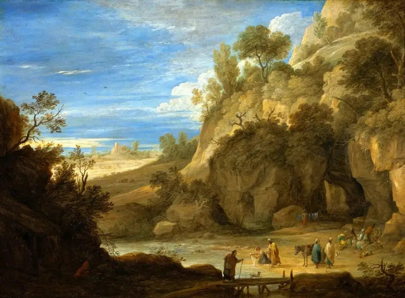 Maisema romaneilla. - David Teniers nuorempi