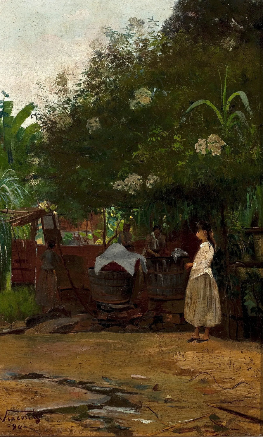 Maisema hahmon kanssa - Eliseu Visconti