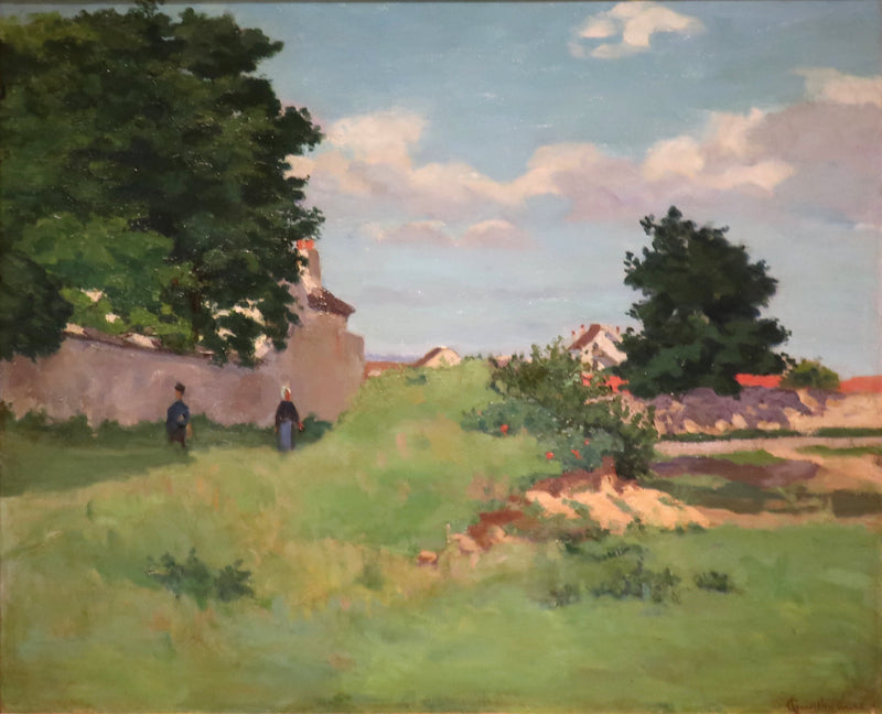 Maisemakuva figuureilla - Armand Guillaumin